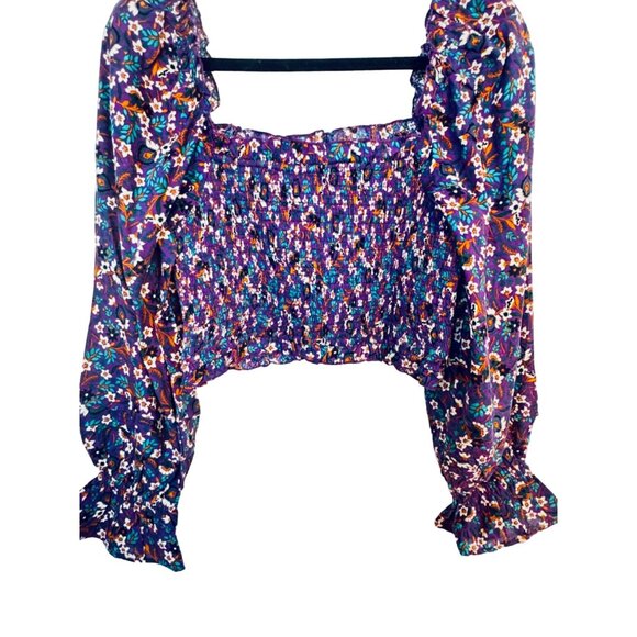 NWT Small Band Of The Free Floral Smocked Blouse - Picture 8 of 13